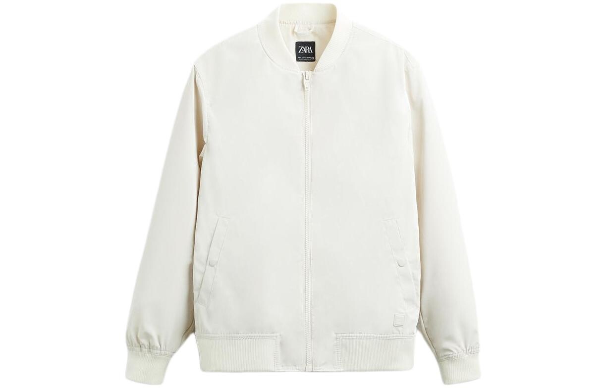 

Куртка мужская белая Zara, белый