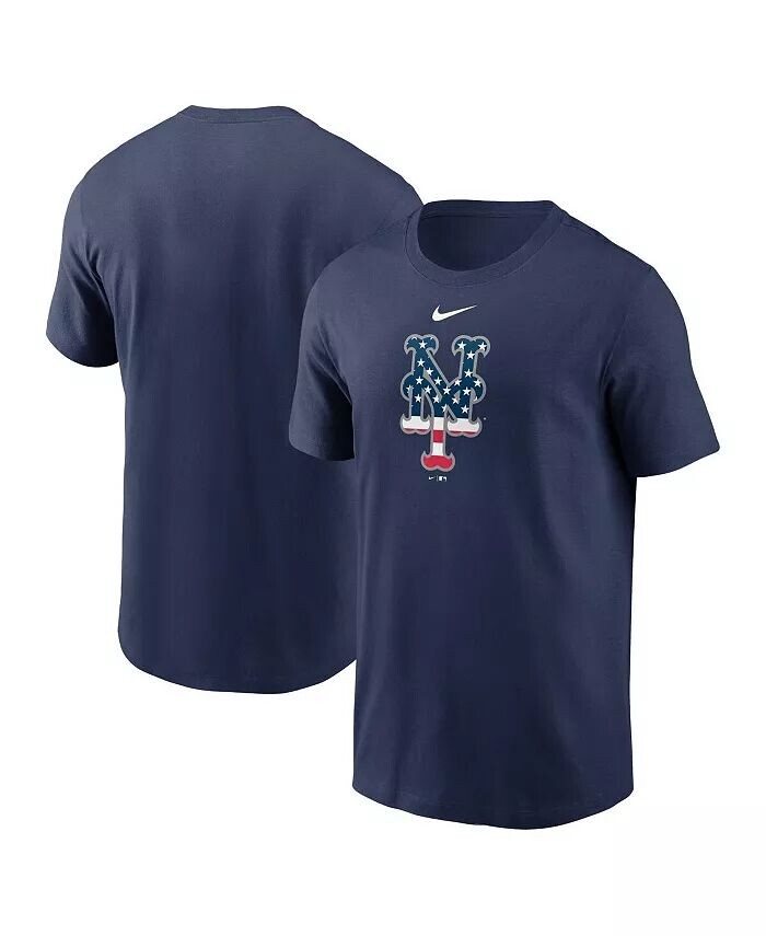 

Мужская темно-синяя футболка New York Mets Americana Nike, синий