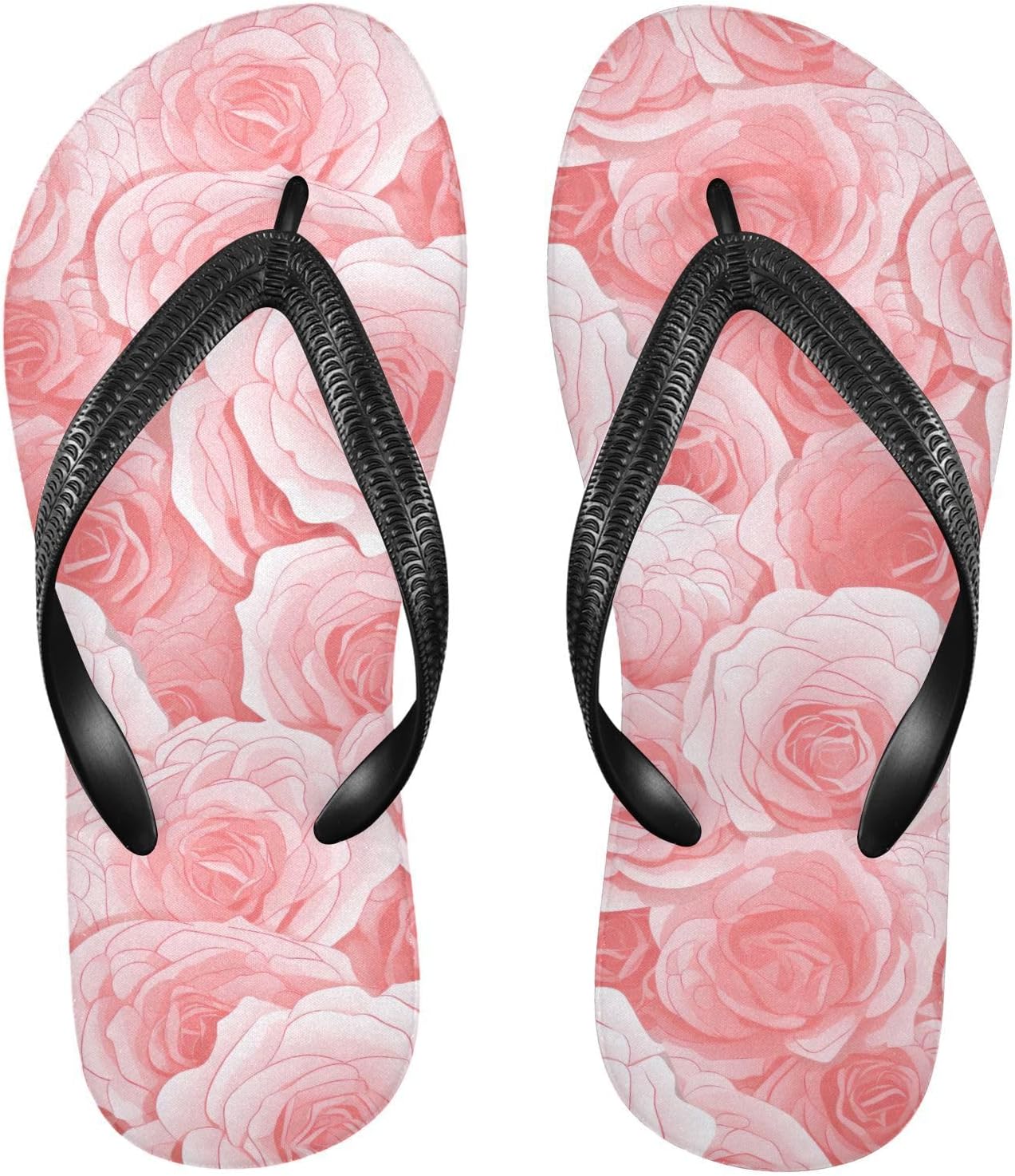 

SPRIPORT розовые красивые розовые тонкие шлепанцы для женщин и мужчин, удобные повседневные вьетнамки с мягкой стелькой и нескользящей резиновой подошвой, летние сандалии для прогулок и пляжа