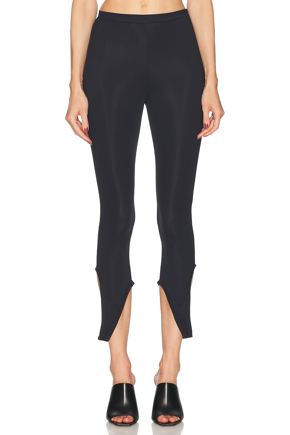 

Reversed Tech Jersey Капри Courreges, Black