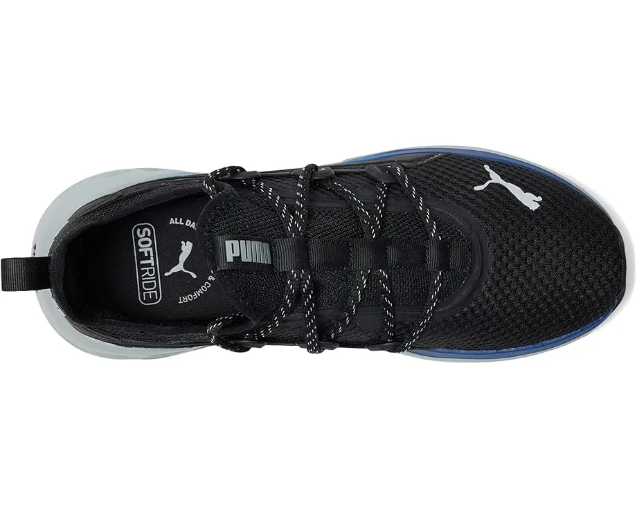 Кроссовки PUMA Softride Frequence Lace Fleck Shoes, Black/Clyde Royal — фото 2