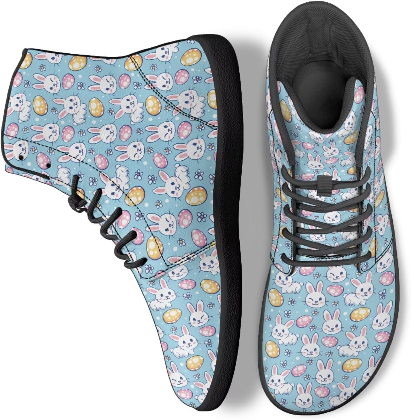 

Женские высокие кроссовки-бабочки для ходьбы из искусственной кожи, беговые кроссовки, спортивные кеды Ecaestolph, синий