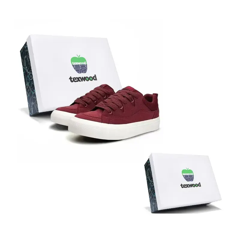 

TEXWOOD Мужские низкие скейтерские кроссовки Box в винтажном красном цвете, цвет Vintage Red