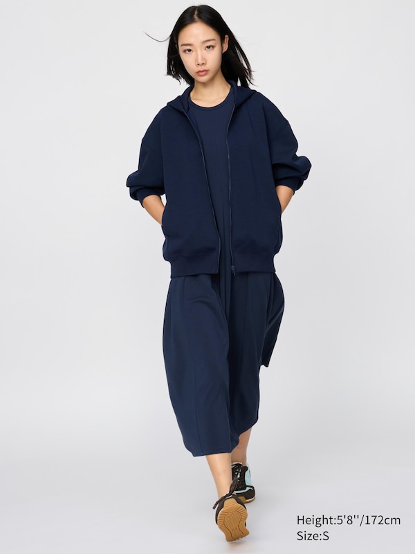 Оверсайз толстовка на молнии Uniqlo, 30 natural — фото 3
