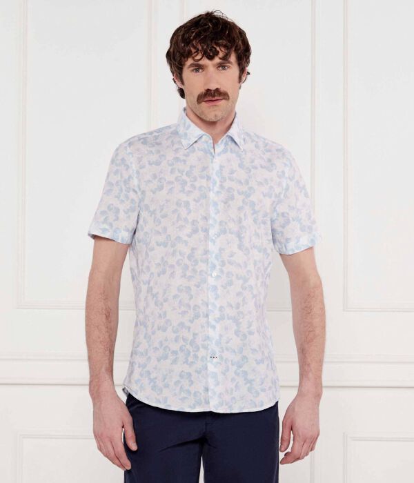 

Льняная рубашка яма Slim fit Joop!, синий