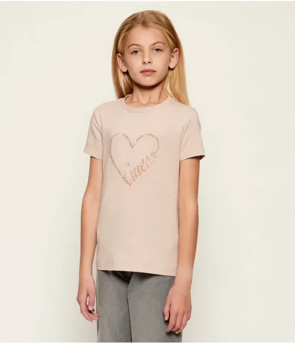 Футболка MINIME straight fit Guess Active, бежевый