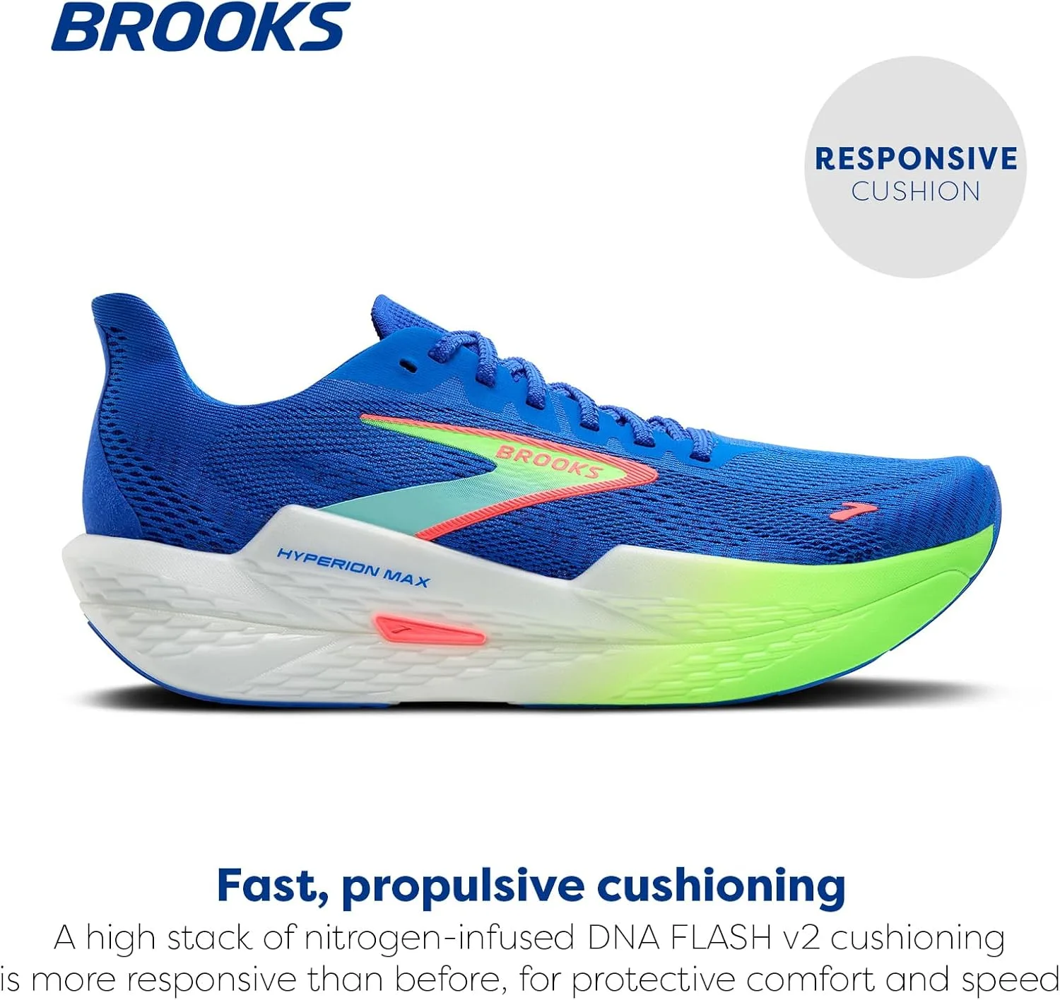 Мужские кроссовки Brooks Hyperion Max 2, мультиколор — фото 2