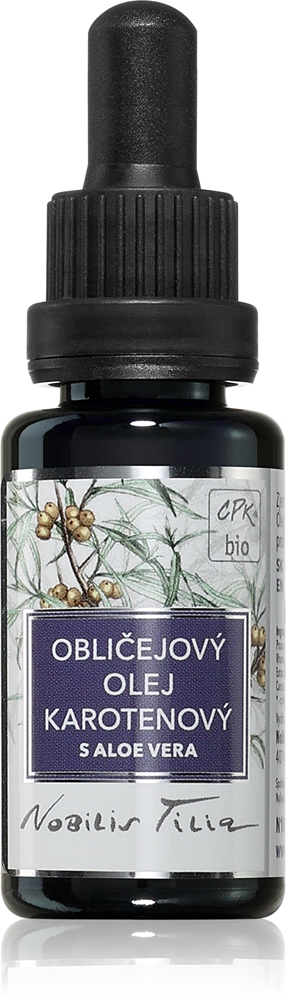 

Масло для лица с каротином и алоэ вера, питательное масло для лица Nobilis Tilia, 20 мл