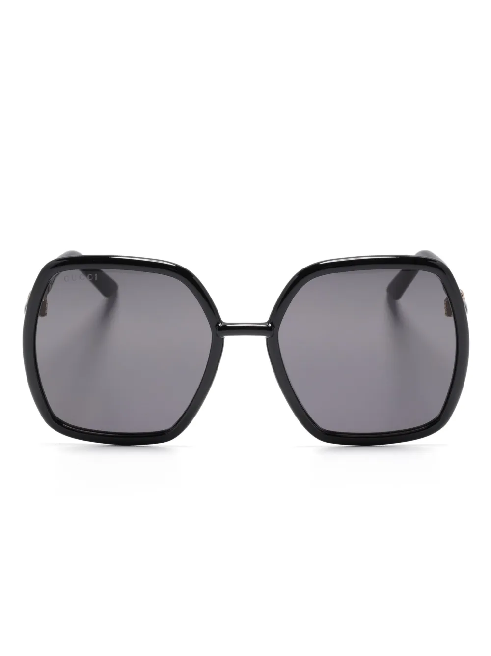 

Солнцезащитные очки с декором Horsebit Gucci Eyewear, черный