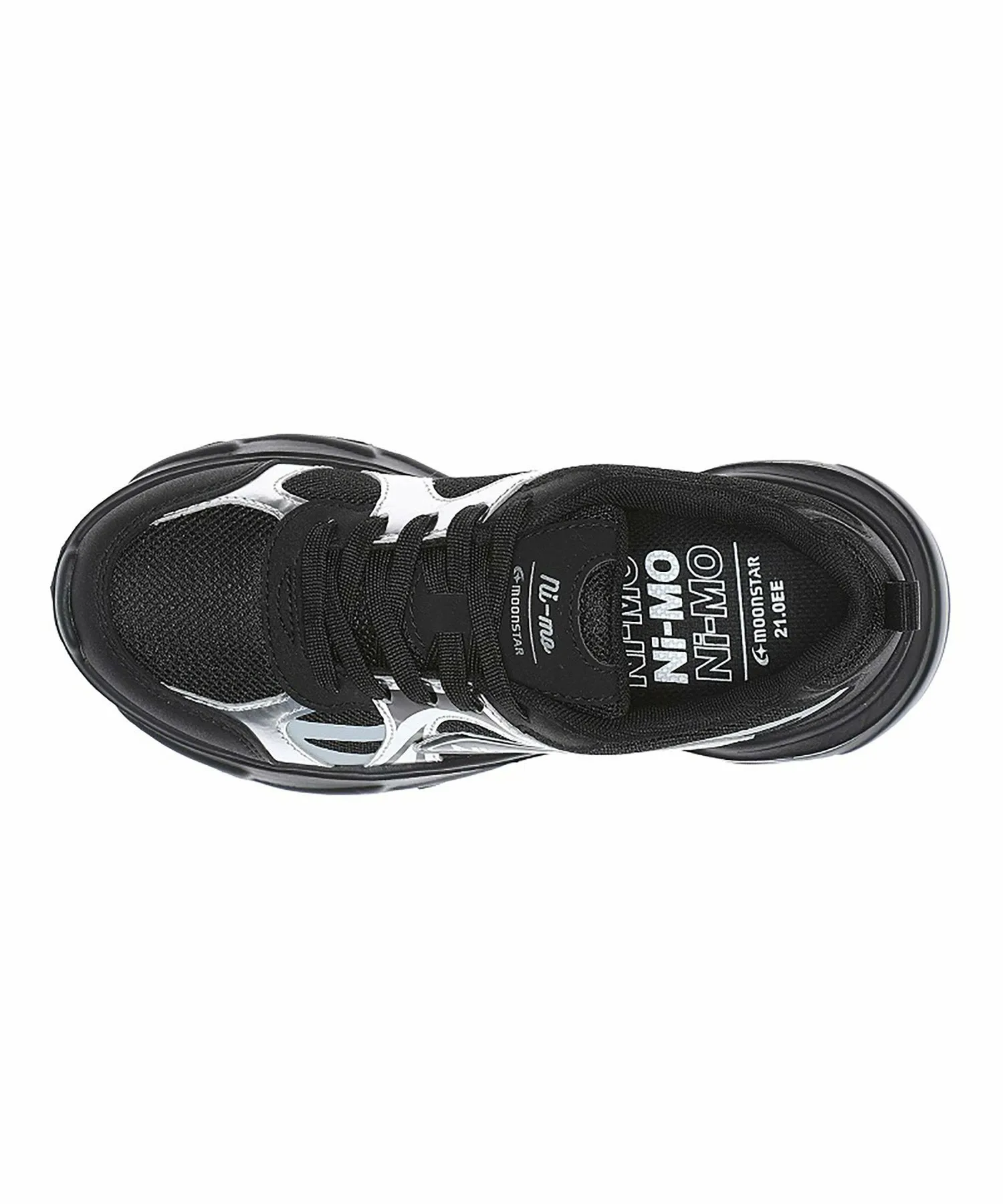 Детские кроссовки MoonStar NM J148 черного цвета для девочек Ni-Mo, black — фото 3