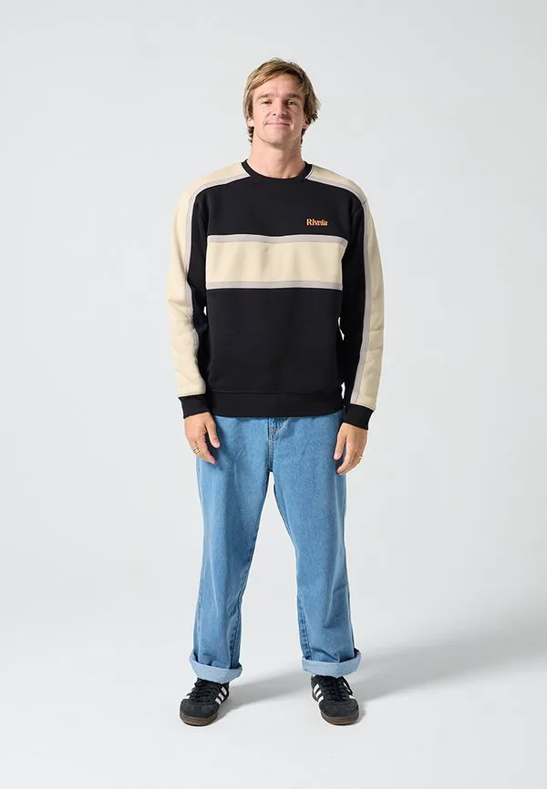 

Толстовка члена экипажа Rivvia Projects, Black/Bone, Белый, Толстовка члена экипажа Rivvia Projects, Black/Bone