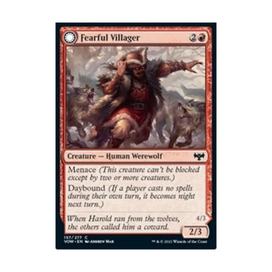 

CCG Напуганный сельский житель (клавиша C), MTG - Innistrad: Crimson Vow