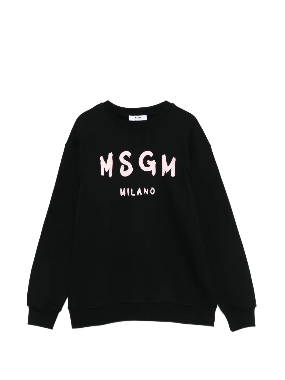 

Свитшот с круглым вырезом Msgm Kids, черный