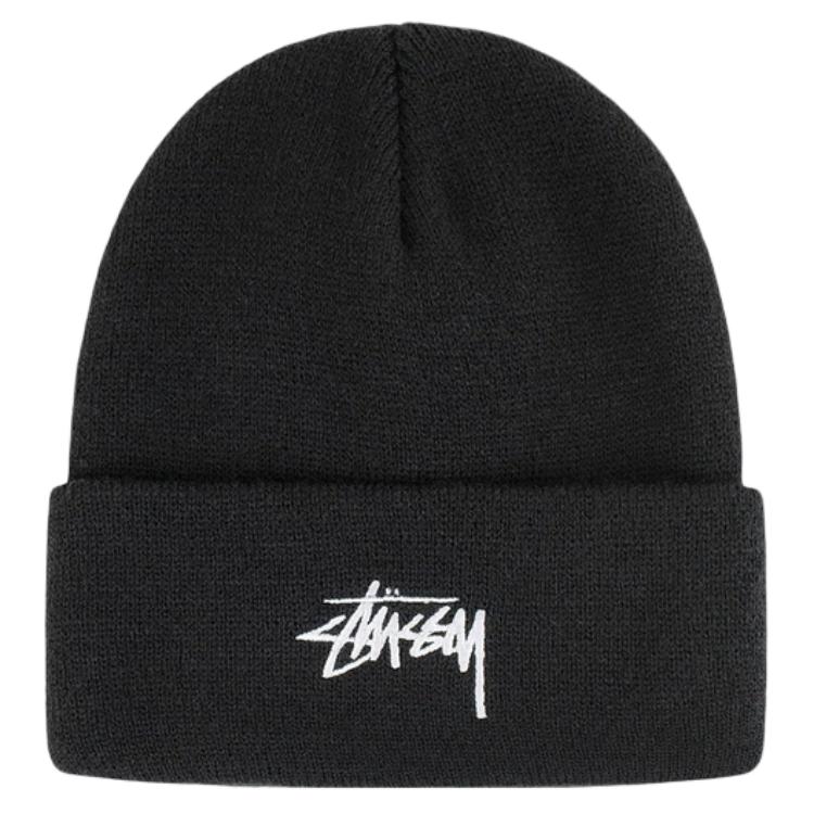 

Stussy Манжетная шапка бини, Black