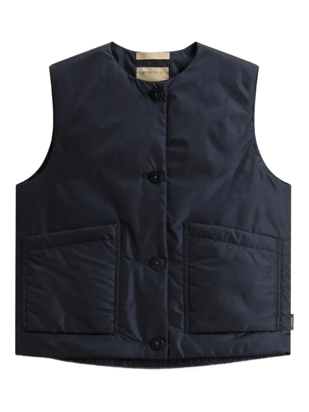 

Жилет на пуговицах WOOLRICH, синий