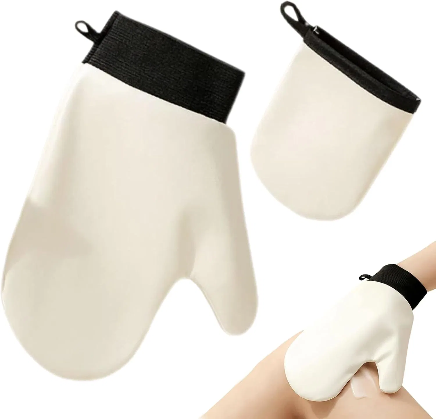 Перчатки для автозагара Leather Body Lotion Applicator Mitt, набор 2 шт
