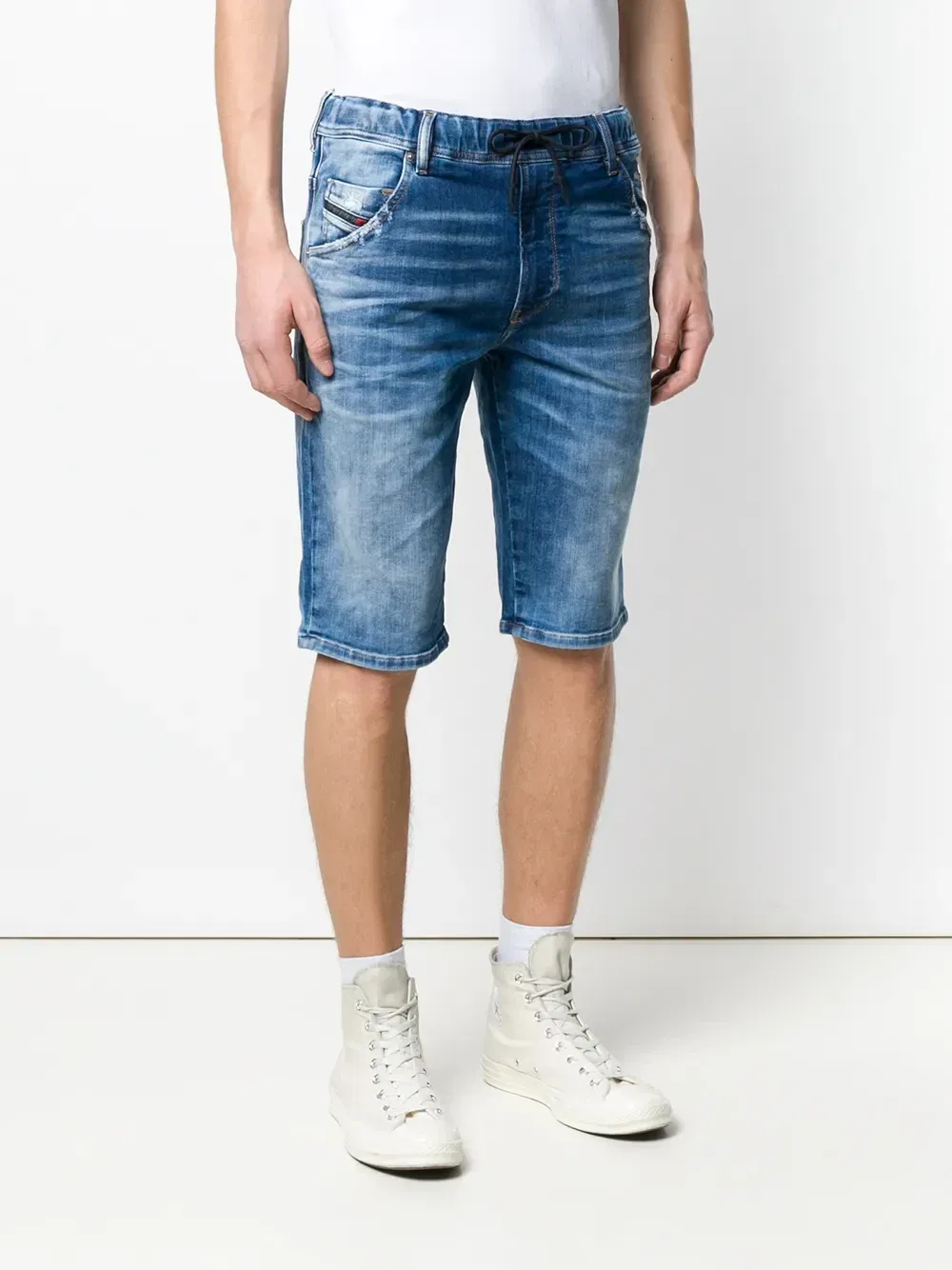Шорты 'JoggJeans' средней посадки DIESEL, синий — фото 3
