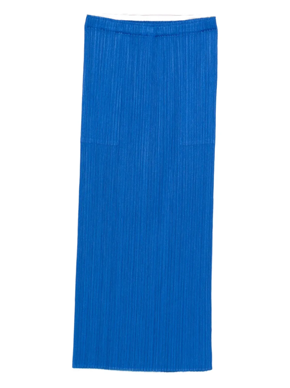 

Цвета месяца: августовская юбка миди с плиссированными карманами Pleats Please Issey Miyake, синий