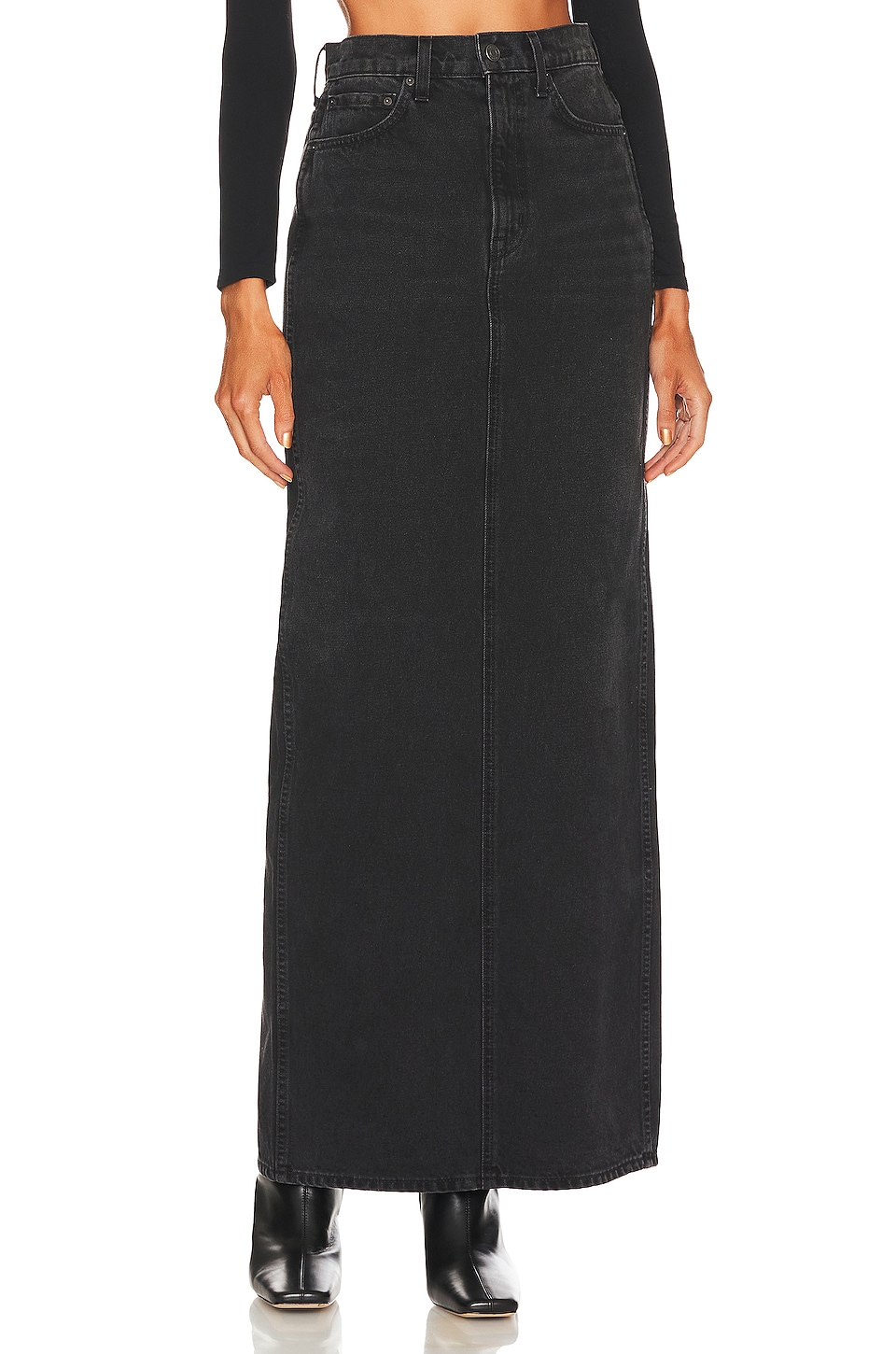 

Юбка макси GRLFRND Amara Maxi Pencil Skirt with Back Slit, цвет Loleta