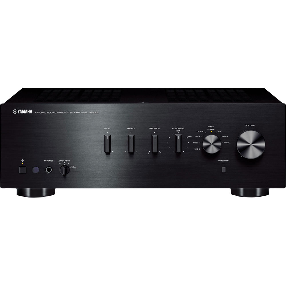 

Интегрированный стереоусилитель Yamaha A-S301 (черный)