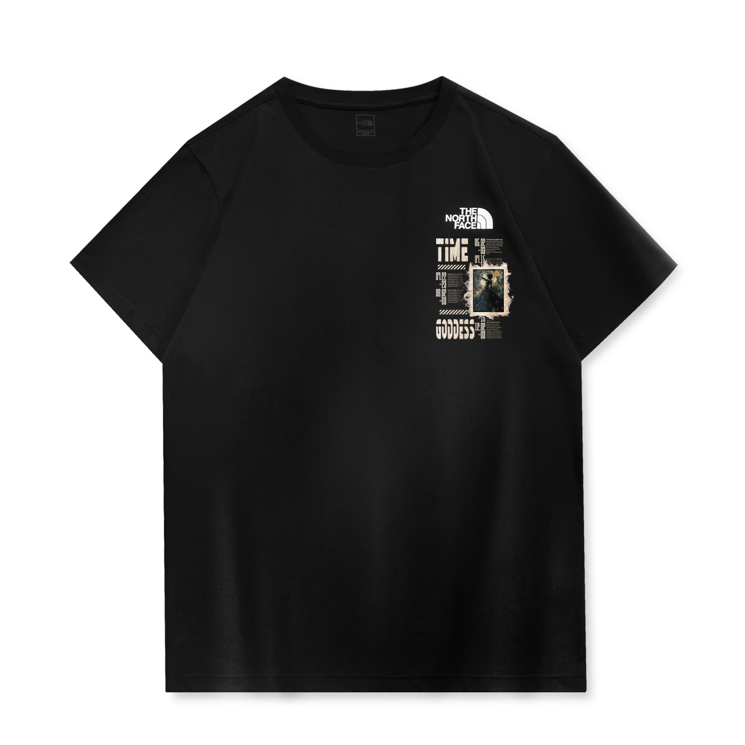 

THE NORTH FACE Футболка унисекс черная, Черный, THE NORTH FACE Футболка унисекс черная