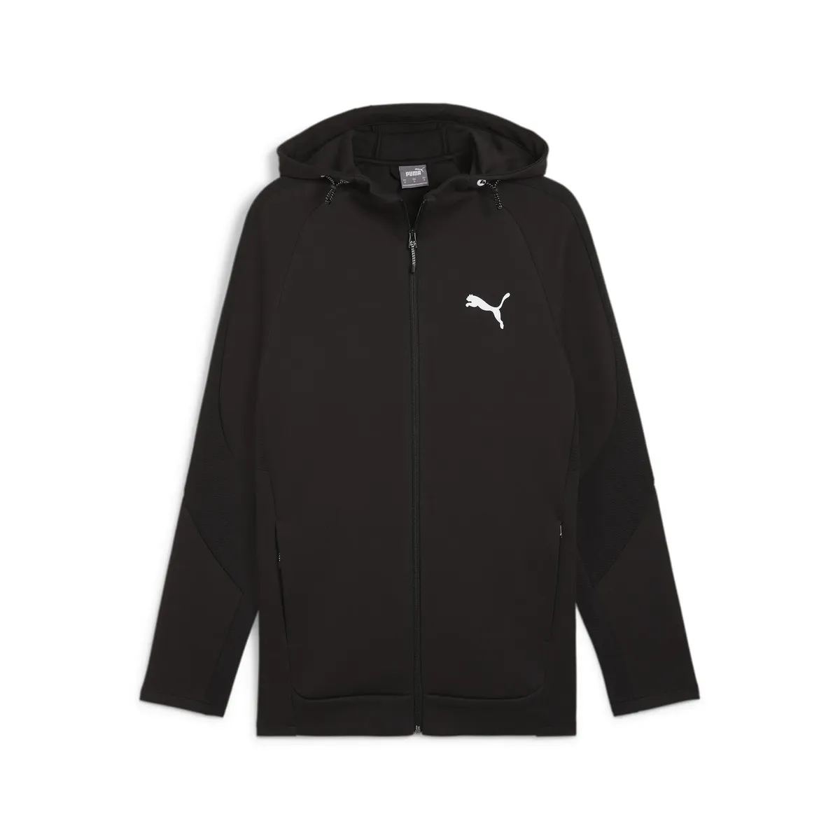 

Толстовка PUMA с капюшоном "EVOSTRIPE FULL-ZIP HOODIE DK", черный