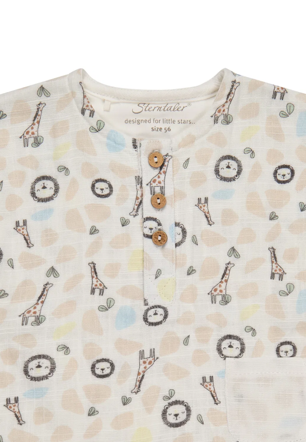 Футболка 'Safari' Sterntaler, Off White — фото 3