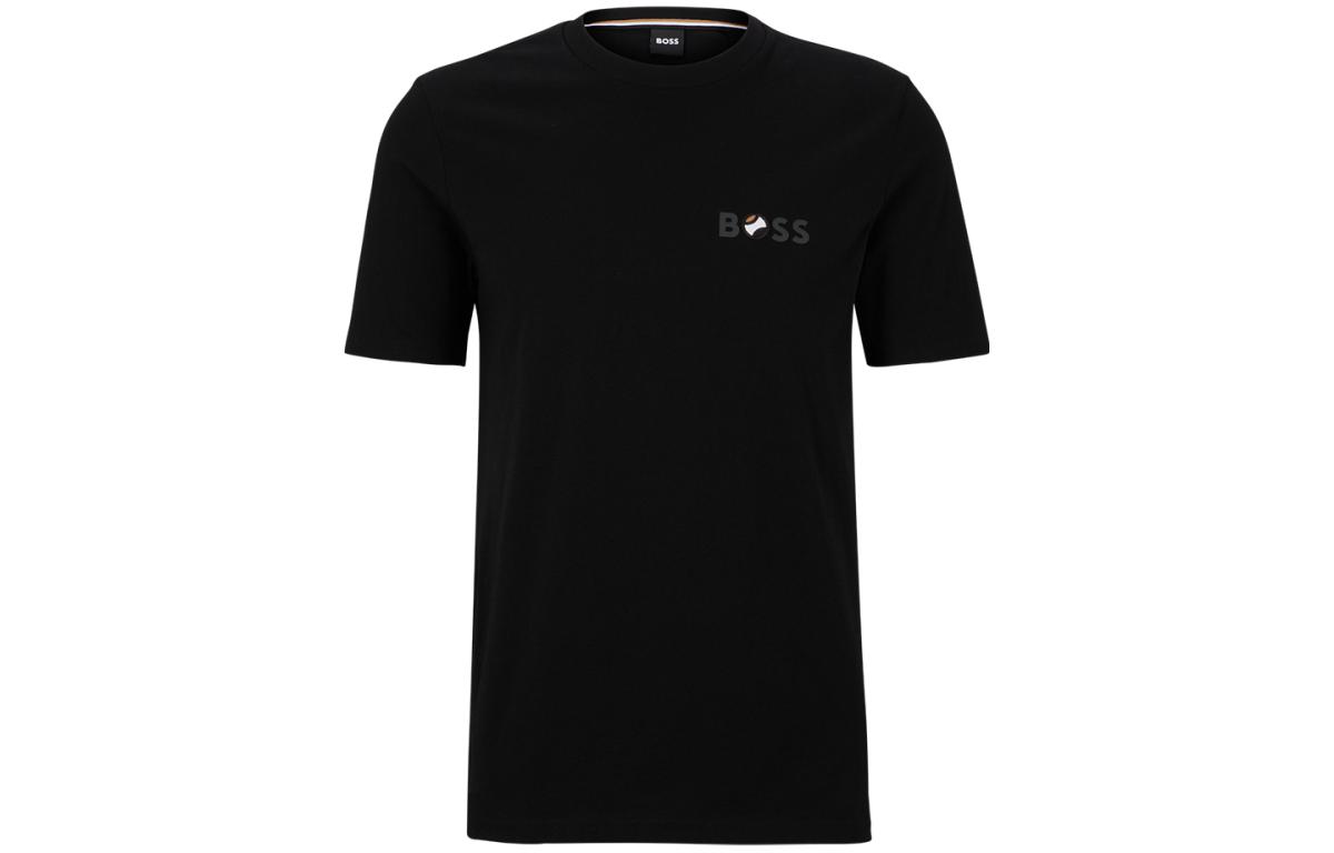 

Футболка мужская черная SS23 HUGO BOSS