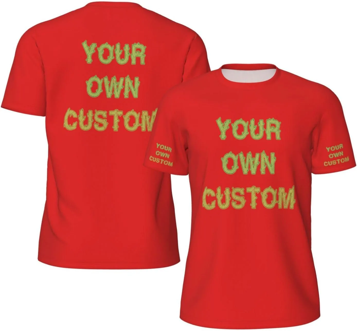 

Футболка Custom с принтом на 4 сторонах