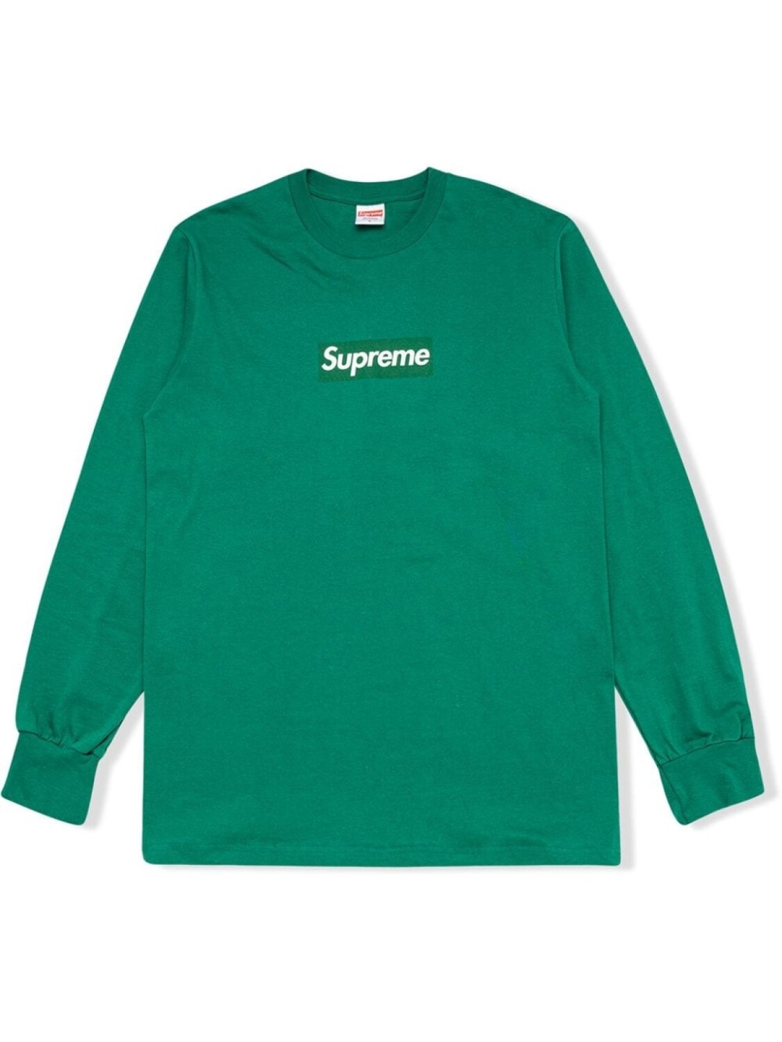 

Supreme футболка с логотипом и длинными рукавами, зеленый