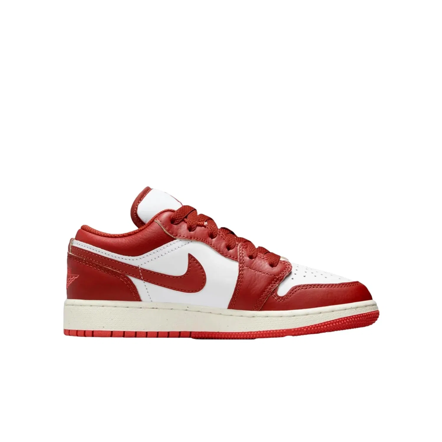 Nike Air Jordan 1 Low SE White / Dune Red - Lobster - Sail FJ3465-160 Grade-School — фото 2