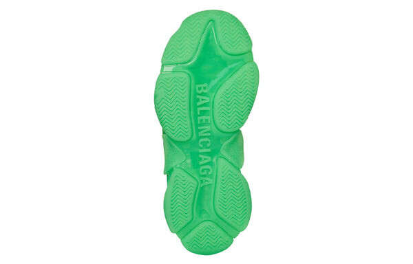 Кроссовки triple s sneaker 'clear sole green' Balenciaga, зеленый — фото 4