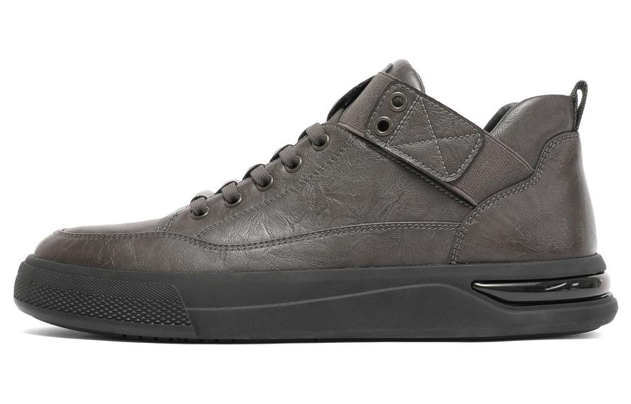 

Устойчивые к скольжению, устойчивые к истиранию, легкие полувысокие скейтерские кроссовки для мужчин BELLE, серый