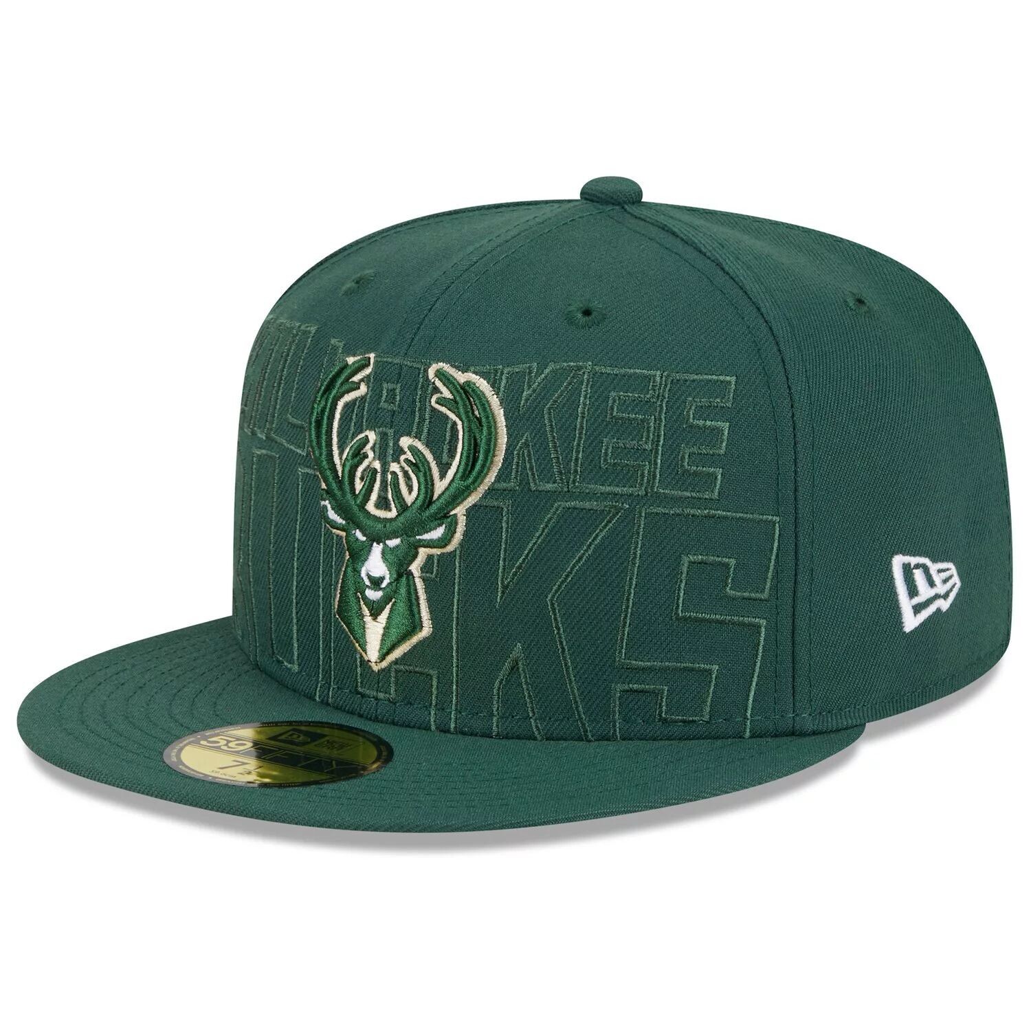 

Мужская облегающая кепка New Era Hunter Green Milwaukee Bucks 2023 NBA Draft 59FIFTY, Зеленый, Мужская облегающая кепка New Era Hunter Green Milwaukee Bucks 2023 NBA Draft 59FIFTY