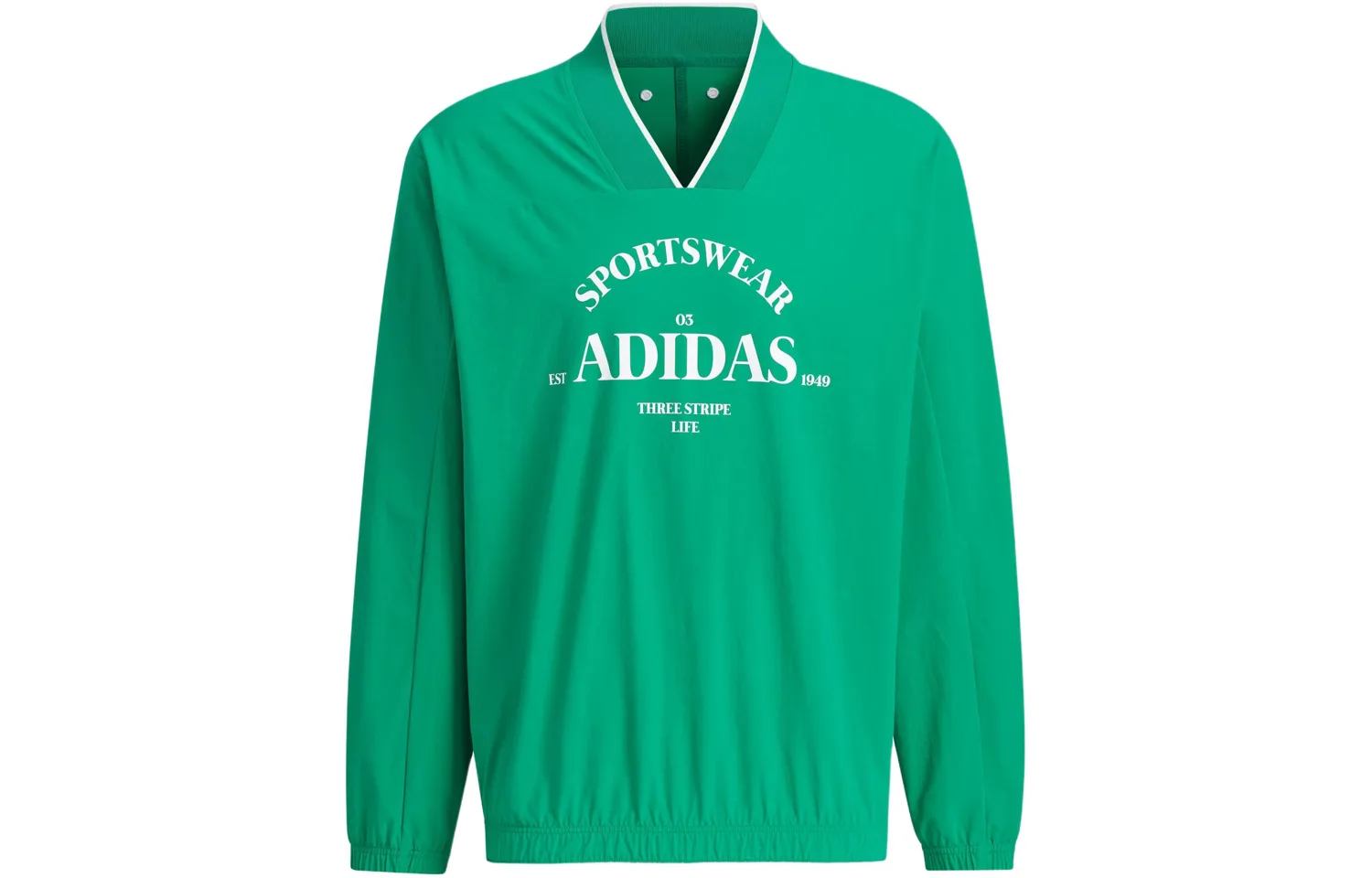 

Adidas Verbiage Woven Sweatshirt мужской дымчато-зеленый