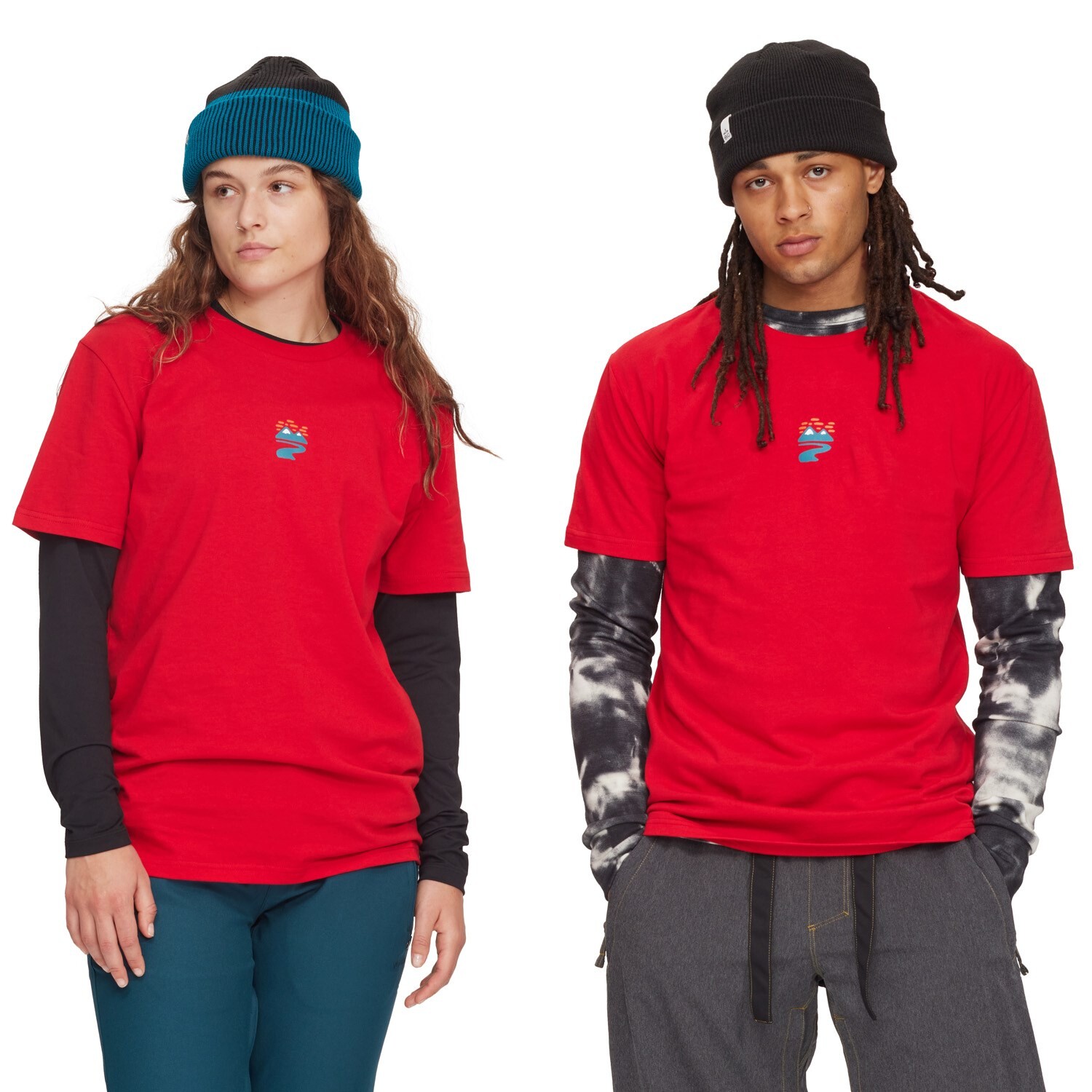 

Футболка evo Alpenglow Unisex, цвет Red