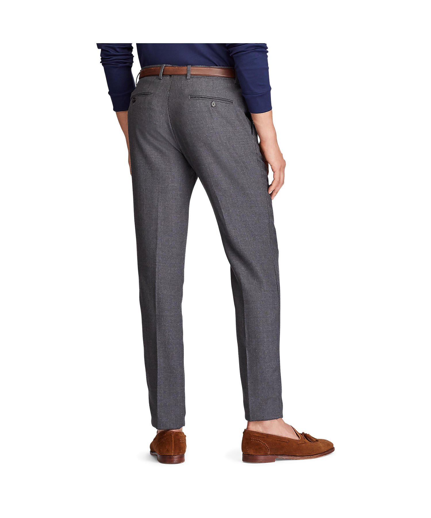 Шерстяные брюки Polo Traveler Polo Ralph Lauren, 020 Gray — фото 4