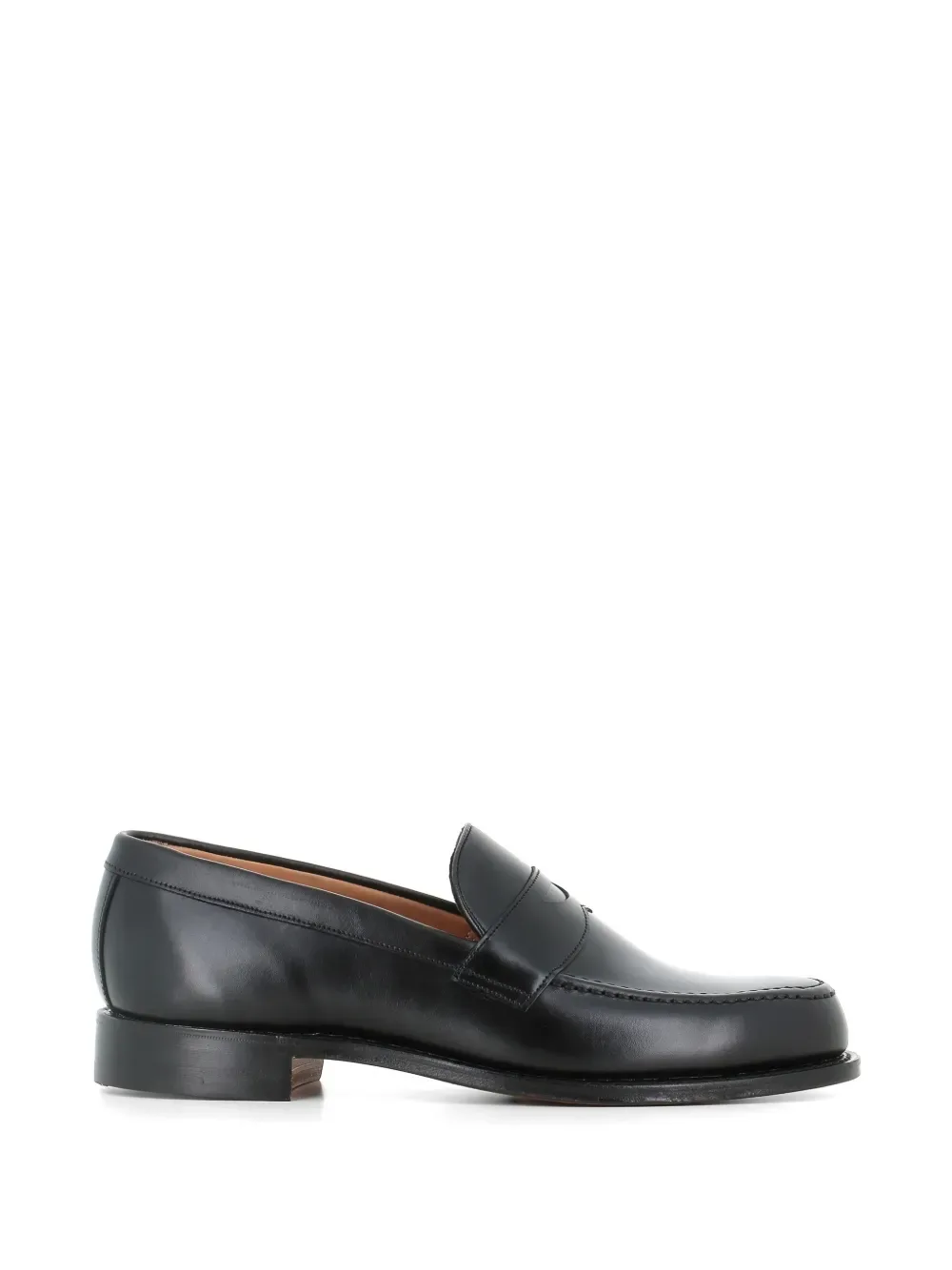 Кожаные лоферы с перемычкой CHEANEY, черный