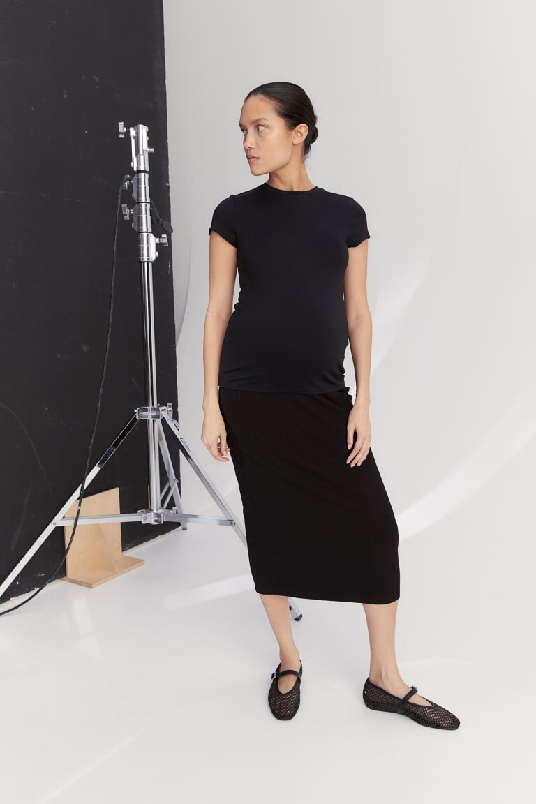 

Футболка «Мама» из микрофибры H&M, черный