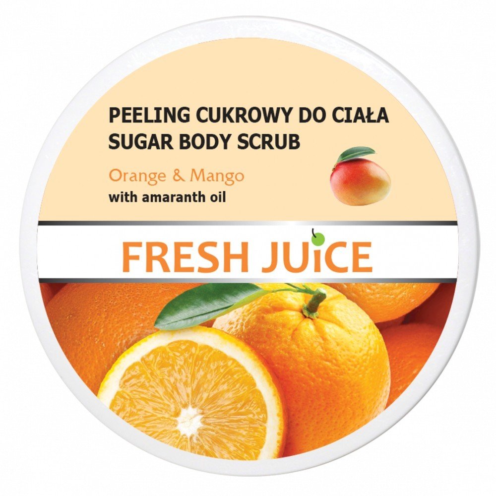 

Эльфа Фарм, Сахарный скраб для тела Fresh Juice Orange Mango, 225мл Elfa Pharm