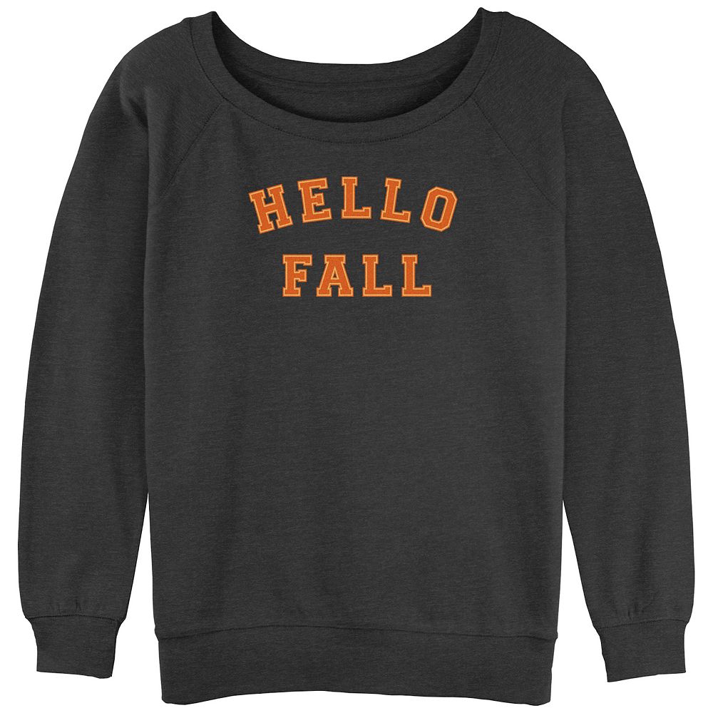 

Пуловер с рисунком Hello Fall для юниоров, цвет Charcoal Heather