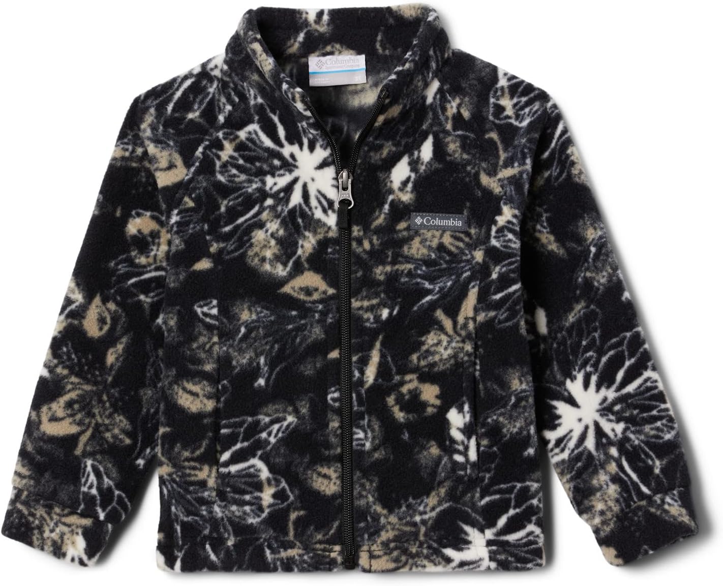 

Columbia Youth Girls Benton Springs II Printed Fleece, Black Aurelian