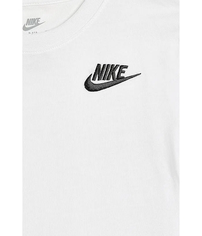 Футболка Nike Kids Club T-Shirt, белая — фото 3