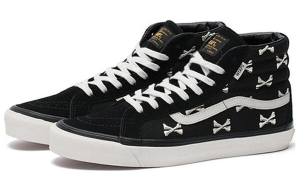 Кроссовки wtaps x og sk8-hi lx 'bones' Vans, черный — фото 4