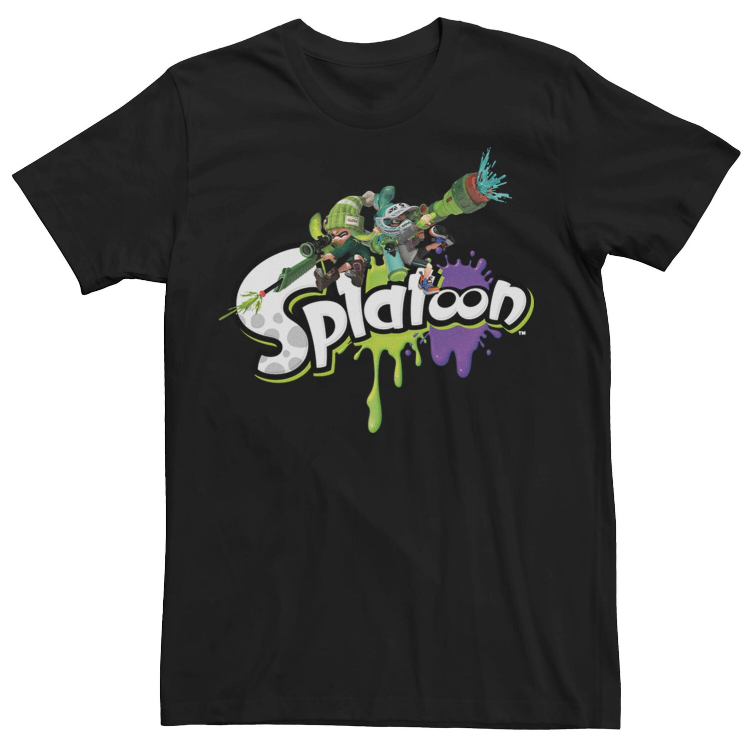 

Мужская футболка с логотипом Nintendo Splatoon Inkling Game Licensed Character