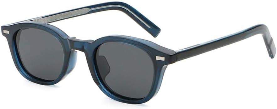 

Модные поляризованные солнцезащитные очки для женщин с защитой от УФ-излучения UV400 для мужчин, зеленые, серые, унисекс, квадратные солнцезащитные очки для мужчин, ацетатные WNCKSQ, Blue With Grey