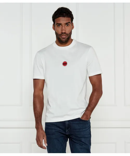 

Футболка дердчо Loose fit Hugo, белый