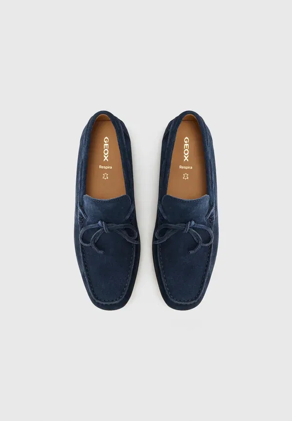 Туфли-лодочки Kosmopolis grip boat shoes Geox, темно-синий — фото 4