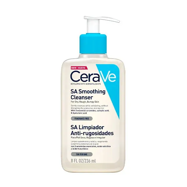 

Отшелушивающий очищающий гель Sa Limpiador Anti-Rugosidades Cerave, 236 ml
