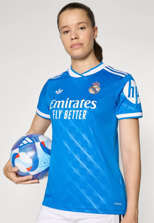 Футболка «реал мадрид» 25/26, третья форма Adidas Performance, Bluebird — фото 4